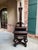Antique English Book Press Table Renaissance Carved Oak Ebonized Cabinet C1880 For Sale - Image 10 of 18