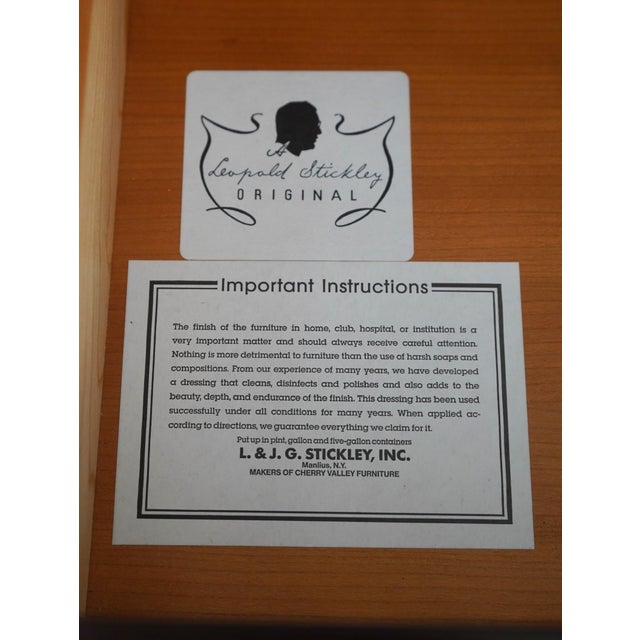 Stickley Chippendale Style Solid Cherry High Chest of Drawers For Sale - Image 13 of 14