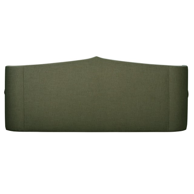 Not Yet Made - Made To Order Aveline Sofa, Moss Linen For Sale - Image 5 of 8