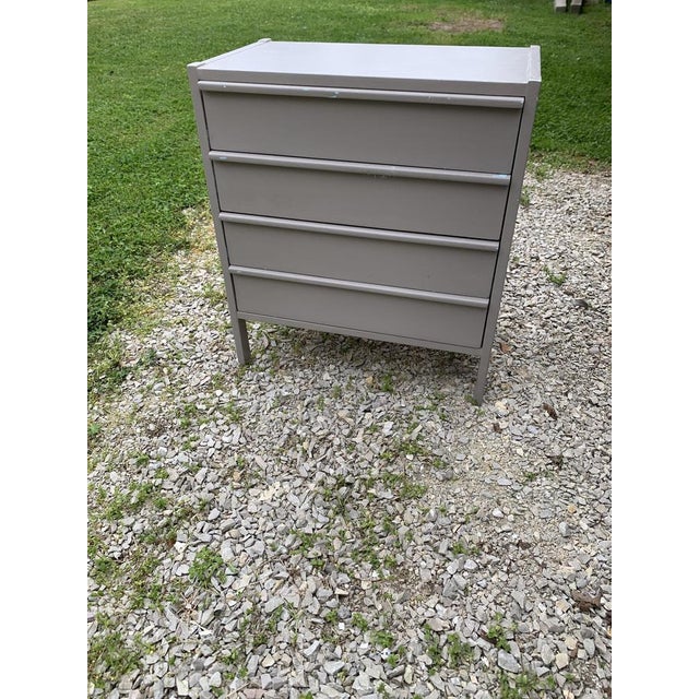 Mid-Century Modern Danish Painted Wooden Chest of Drawers, 1960s For Sale - Image 3 of 6