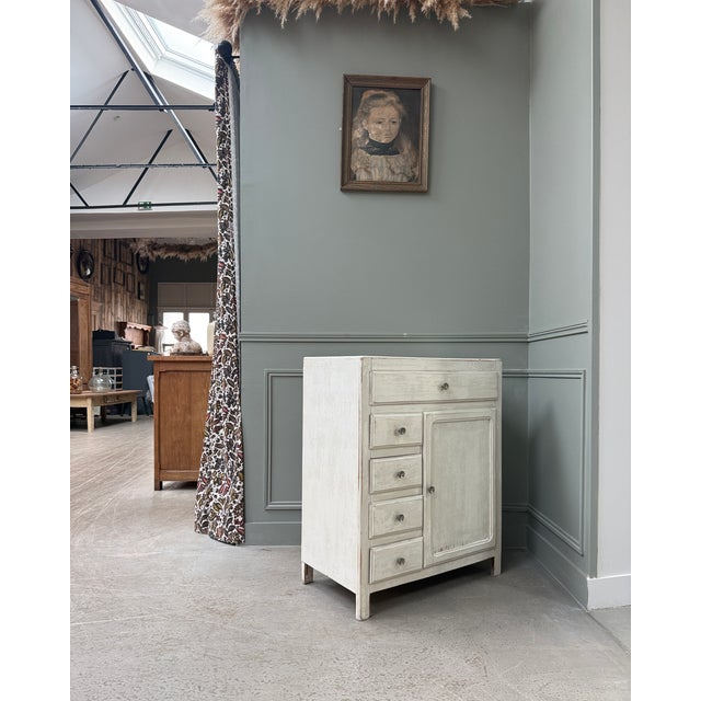 Vintage Patinated Parisian Buffet, 1940s For Sale - Image 9 of 16