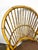 Brown Vintage Rattan Bamboo Fan Back Chairs- A Pair For Sale - Image 8 of 12