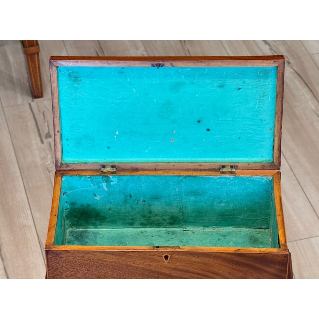 Wood 19th Century English George III Mahogany Diminutive Side Table For Sale - Image 7 of 11