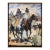 1990s James Lee Colt Western Image W/C Gouache Mounted Cowboy And Indian For Sale