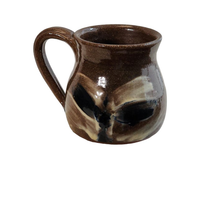 1980s Mary Louise Hudson Vickery Creamer and Saucer Pair For Sale - Image 4 of 11