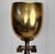 1970s Vintage Art Deco Brass Greek Keyhole Chalice Torchiere Floor Lamp For Sale - Image 5 of 11