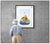 Message us to inquire about custom framing options! (Included for free with every purchase) The artwork here, "Statue Of...