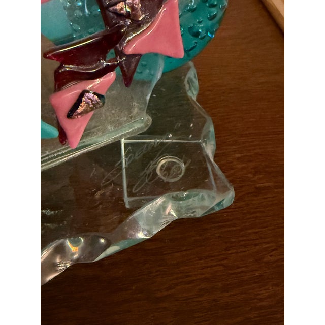 Steve Brewster Glass Art Sculpture For Sale - Image 4 of 5