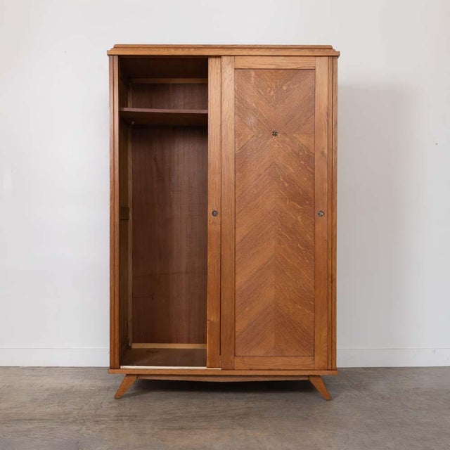 Wood 1930s French Art Deco Armoire For Sale - Image 7 of 16