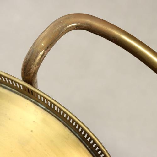 Metal Vintage Brass Trolley, 1960s For Sale - Image 7 of 15