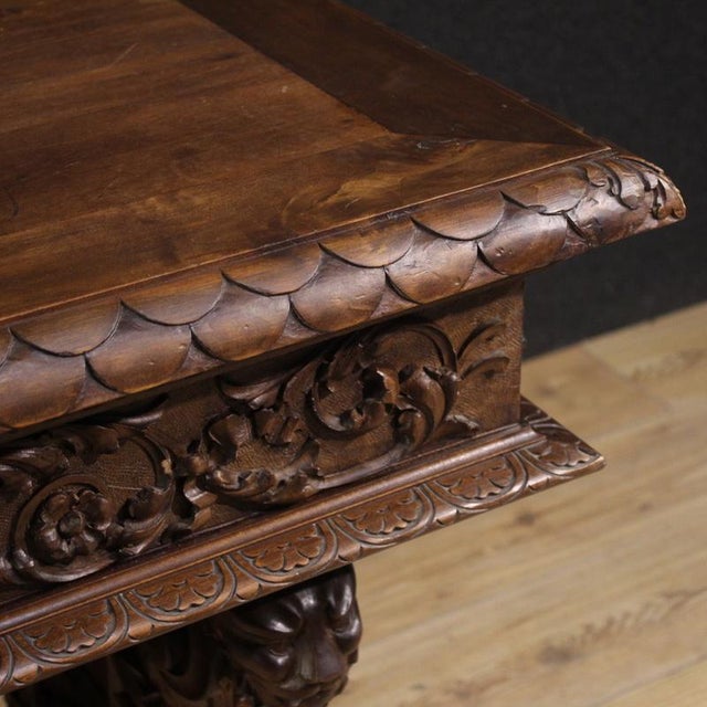 Vintage Tuscan Table in Wood, 1950 For Sale - Image 9 of 13