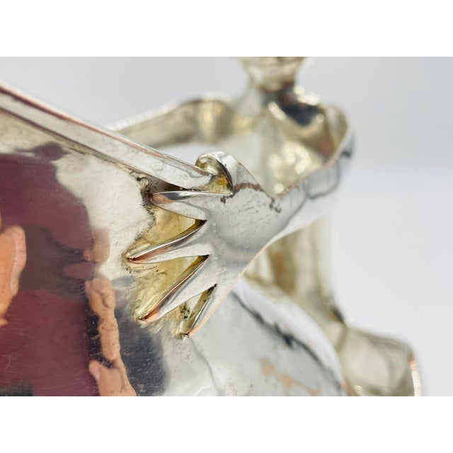 1980s Emilia Castillo Silver-Plated Monkey Pitcher, Mexican Modernism For Sale - Image 10 of 18