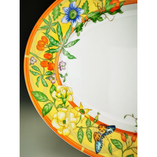 Hermès Oval La Siesta Serving Platter by Guillermo Kuitca for Hermès, France, 2005 For Sale - Image 4 of 8