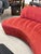 Vladimir Kagan Zoe Sofa for American Leather in Cinnabar Ultrasuede For Sale - Image 11 of 16