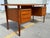 Mid-Century Modern 1960's Peter Lovig Nielsen Danish Modern Floating Top Executive Desk For Sale - Image 3 of 12