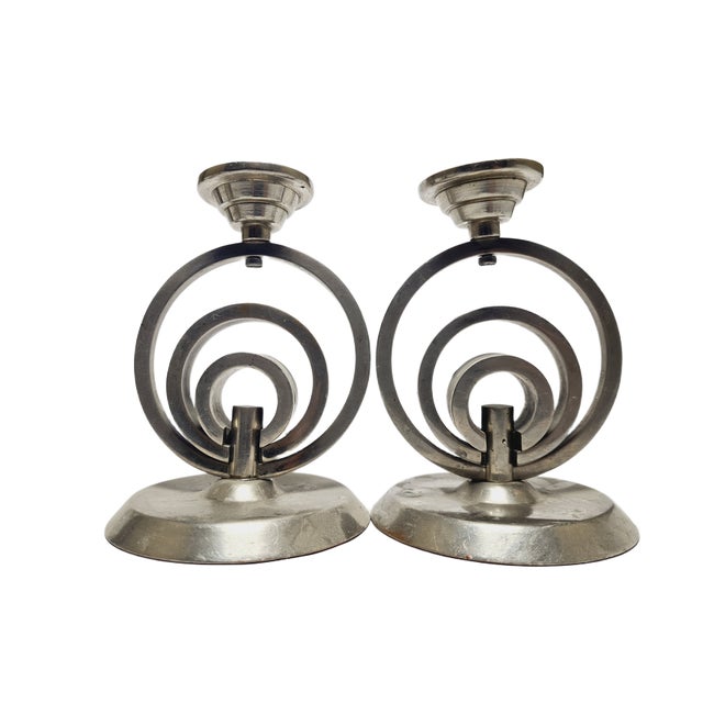 Art Deco Candleholder, Germany, 1970s, Set of 2 For Sale - Image 15 of 18