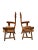 Brutalist Oak Dining Room Chairs from Kunstmeubelen de Puydt, Belgium, 1970s, Set of 6 For Sale - Image 12 of 16