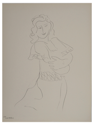 Henri Matisse, The Dancer, Lithograph