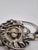 Peacock Feather No. 16/1000 Brooch in Silver & Chrysoprase in the style of Alphonse Mucha, 1992 For Sale - Image 6 of 16