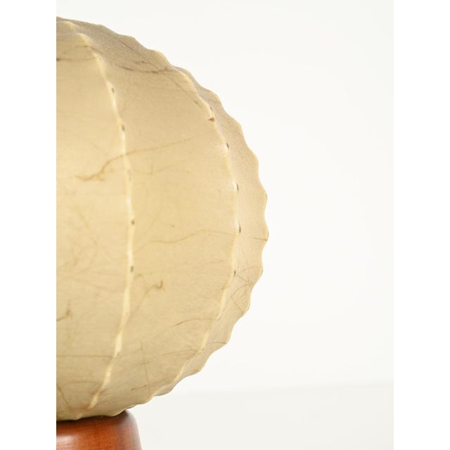 Beige Dentate Cocoon Table Lamps by Castiglioni, 1960s, Set of 2 For Sale - Image 6 of 14