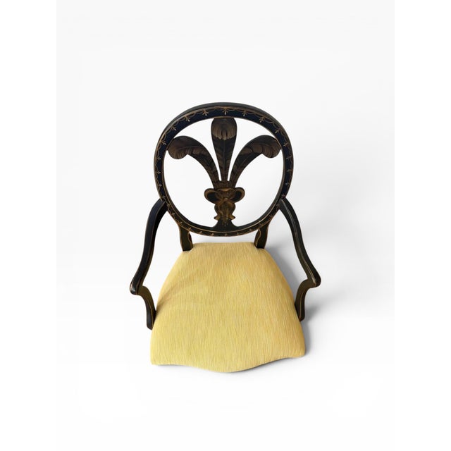 Hepplewhite Plume Armchair by Hickory Chair Company For Sale - Image 10 of 11