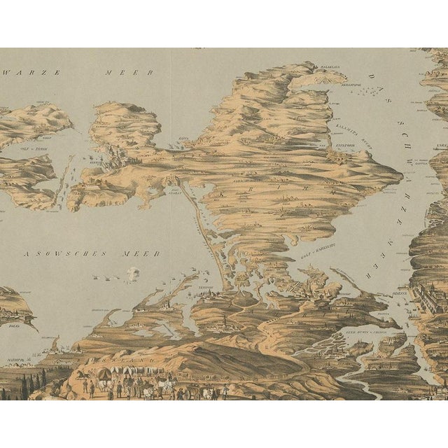 Map of the Sea of Azov and the Crimean Peninsula by Veith, 1855 For Sale - Image 4 of 5
