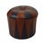 Vintage Round Pouf in Two-Tone Skai Sixties, 1960s For Sale - Image 4 of 12