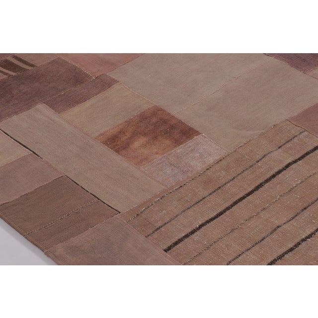 Vintage Turkish Rug With Geometric Patchwork Composition - Rug & Kilim For Sale In New York - Image 6 of 10