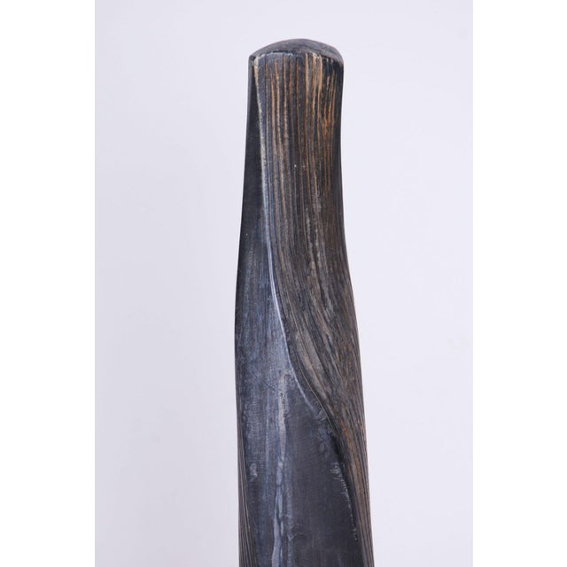 This elegant and highly abstract statue from the 1920s represents a remarkable example of Czechoslovak Art Deco art....