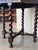 Antique Hexagonal Side or Center Walnut Table With Six Carved Legs For Sale - Image 10 of 13