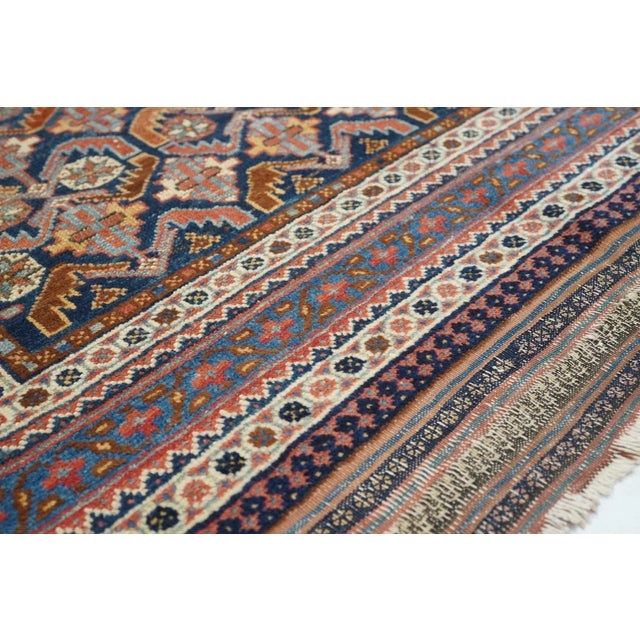 Textile Antique Afshar Rug 4'1'' x 6'3'' For Sale - Image 7 of 10