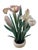 Antique Carved Irises Potted in Vessel For Sale In Miami - Image 6 of 12