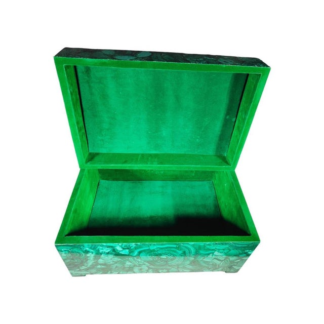 Large Mid-Century Malachite Box, 1950s For Sale - Image 12 of 14