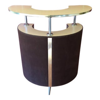 French Mid-Century Circular Bar Unit For Sale