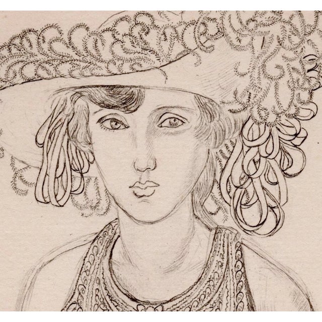 Matisse, Sitting Girl, 1920, Lithograph For Sale - Image 3 of 11