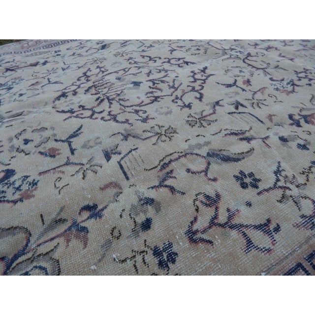 Textile Vintage Turkish Sparta Rug 6′7″ × 10′6″ For Sale - Image 7 of 11