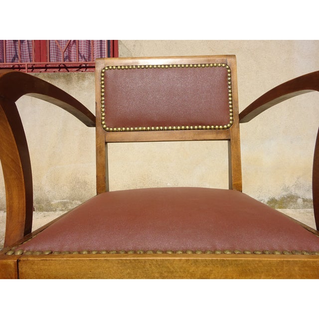 Vintage Art Deco Bridge Chairs, 1940s, Set of 3 For Sale - Image 4 of 18