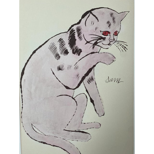 After Andy Warhol, Cat Sam, 1980s, Lithograph For Sale - Image 4 of 8