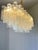 2020s Luxury Italian Rectangular "Square ” Murano Glass Gold Chandelier by Simoeng For Sale - Image 5 of 8