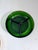 1940s Mid Century Modern Retro Starburst Green and Brass Divided Candy Dish For Sale - Image 11 of 12