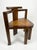 Brutalist Wooden Chair, 1970s, Set of 4, in Flawless conditions. Designed 1960 to 1969