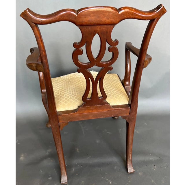 Fine 18th Century Georgian Mahogany Armchair For Sale - Image 9 of 14