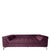 Maroon Cine Sofa by Jean-Rémy Couradette For Sale - Image 8 of 8