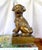 Mid 20th Century A Pair of Large Brass Foo Dog Bookends For Sale - Image 5 of 9