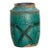 Calyra Asian Green Glaze Vase For Sale