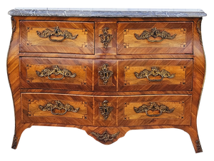 Vintage Louis XV Commode in Walnut