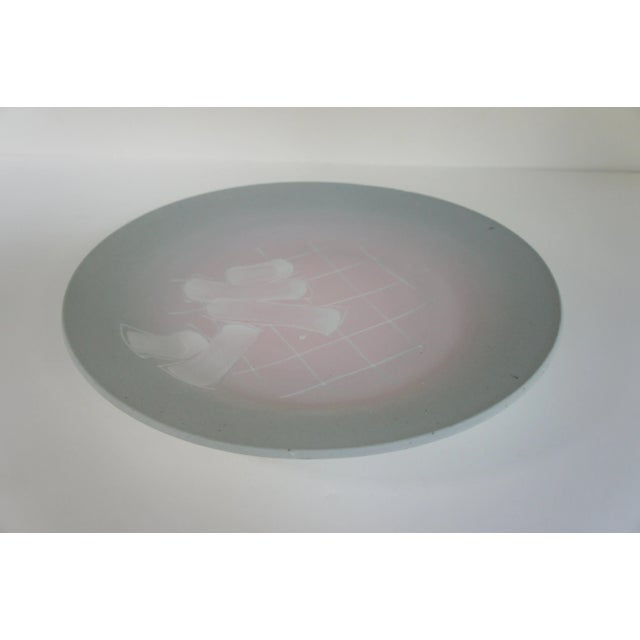 Mid-Century Modern 1970s Vintage Mid-Century Modern Art Pottery Platter For Sale - Image 3 of 12
