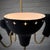 Metal Scandinavian Modernist Five Arms Chandelier in Steel and Brass, Sweden, 1950s For Sale - Image 7 of 13