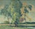 Modern Frank Charles Peyraud Riverside View Oil For Sale - Image 3 of 6