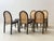 Dietiker Chairs with Wicker and Leather Seats by Dietiker, 1980s, Set of 6 For Sale - Image 4 of 16